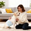 vidaXL Protection Hygi&eacute;nique Jetable pour Chien M&acirc;le 50 pcs Blanc S