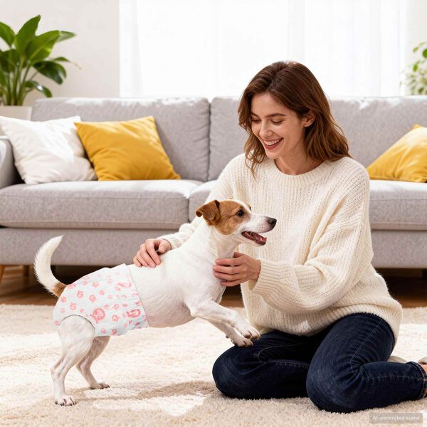 vidaXL Couche jetable pour chienne 30 pcs Blanc S