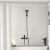 vidaXL Ensemble de Douche Noir G 1 / 2 pouces