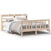 vidaXL Cadre de lit avec t&ecirc;te de lit sans matelas 120x200 cm