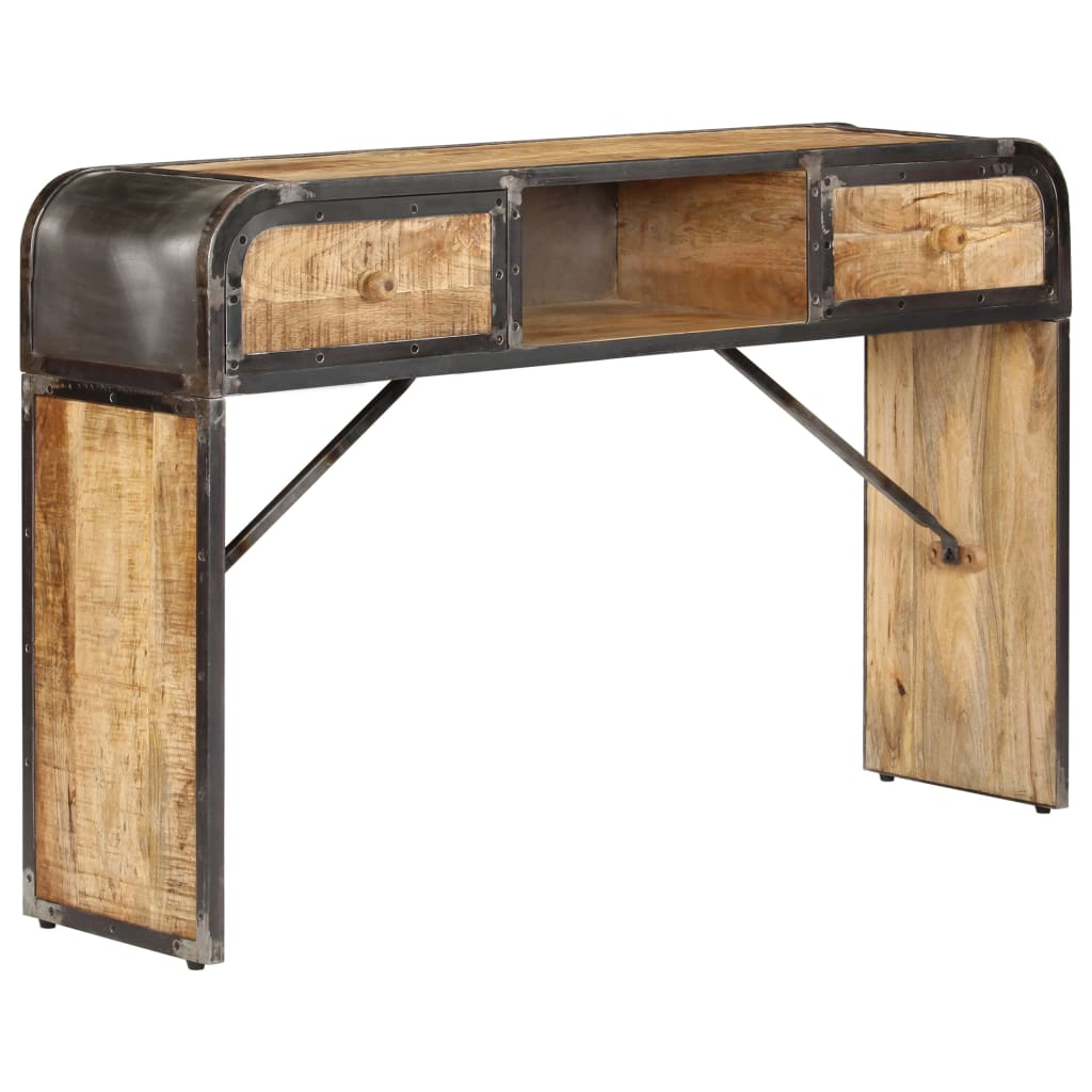 vidaXL Buffet 120x30x75 cm bois de manguier massif