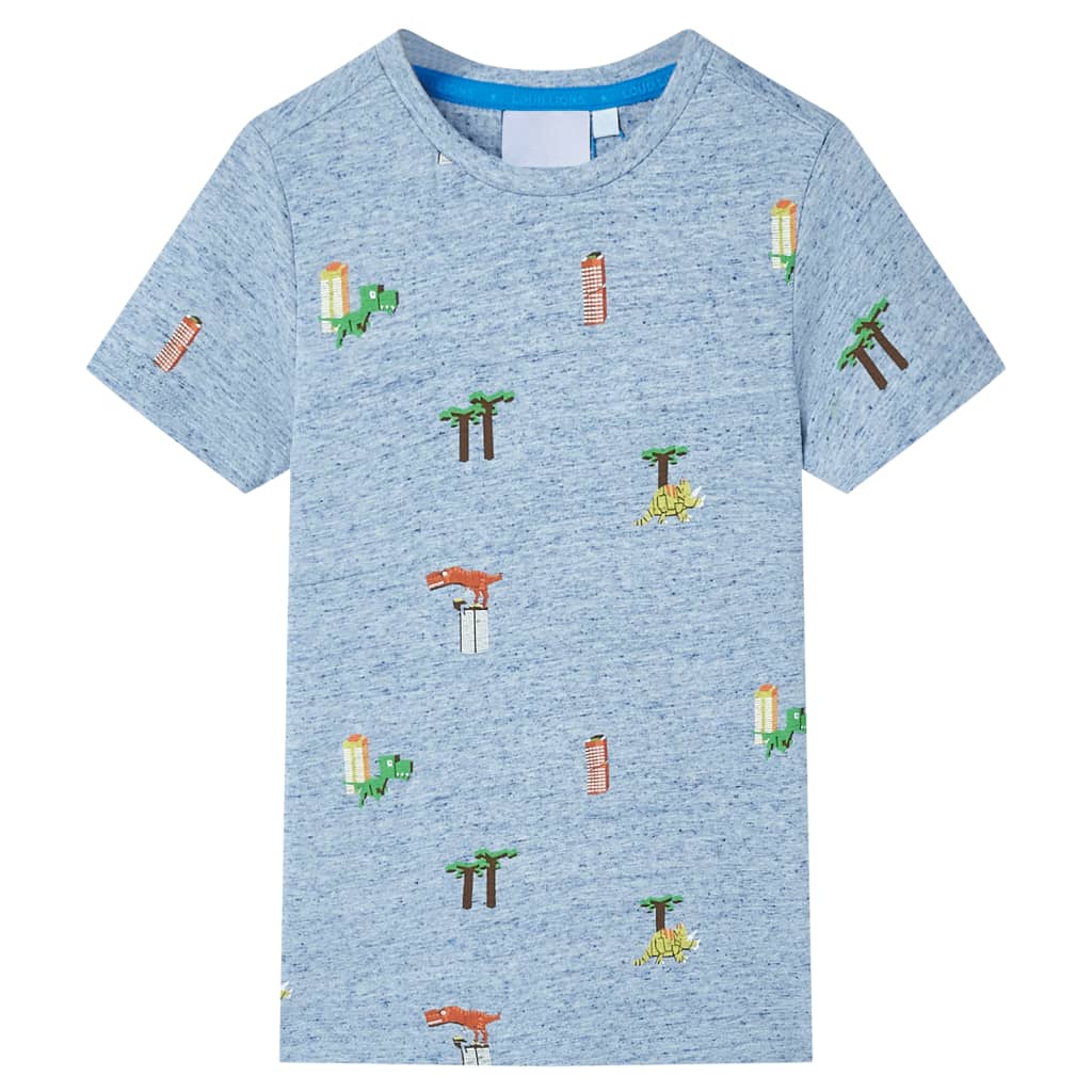T-shirt pour enfants mélange de bleu 140