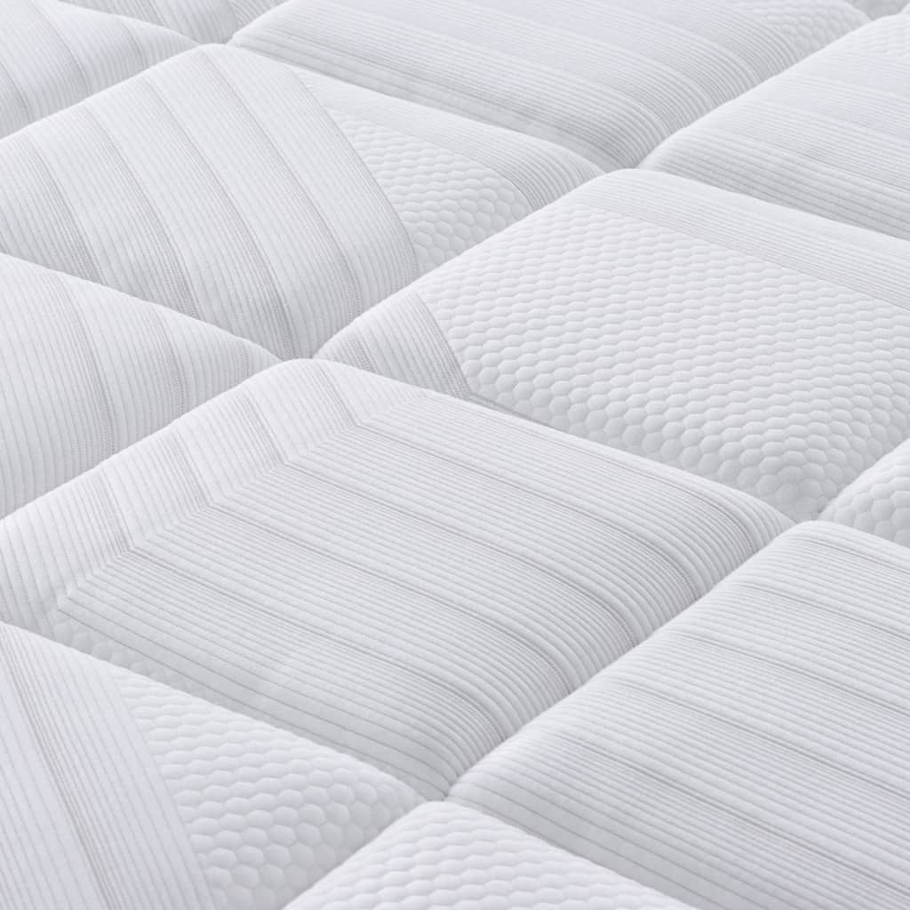 vidaXL Matelas à ressorts ensachés dureté moyenne 100x200 cm