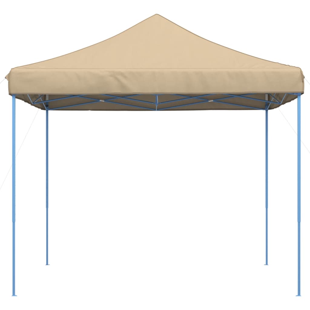 vidaXL Tente de réception pliable escamotable beige 292x292x315 cm