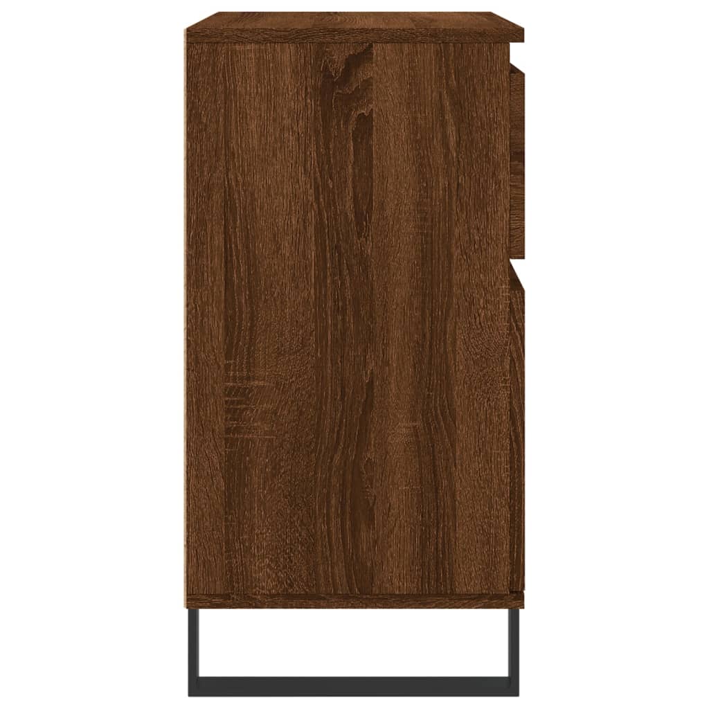 vidaXL Buffet Chêne marron 60x35x70 cm Bois d'ingénierie