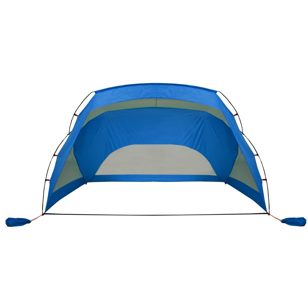 vidaXL Tente de plage bleu azuré 274x178x170/148 cm 185T polyester