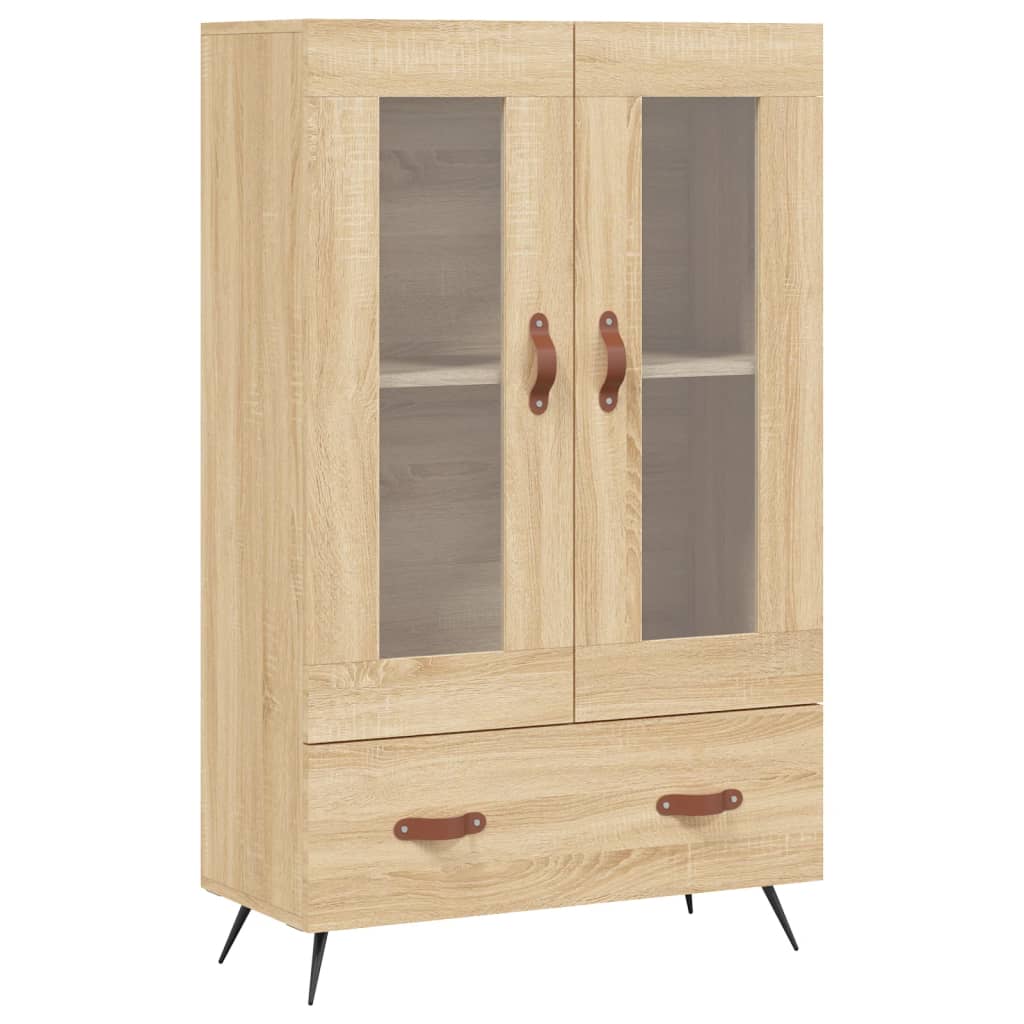 vidaXL Buffet haut chêne sonoma 69,5x31x115 cm bois d'ingénierie