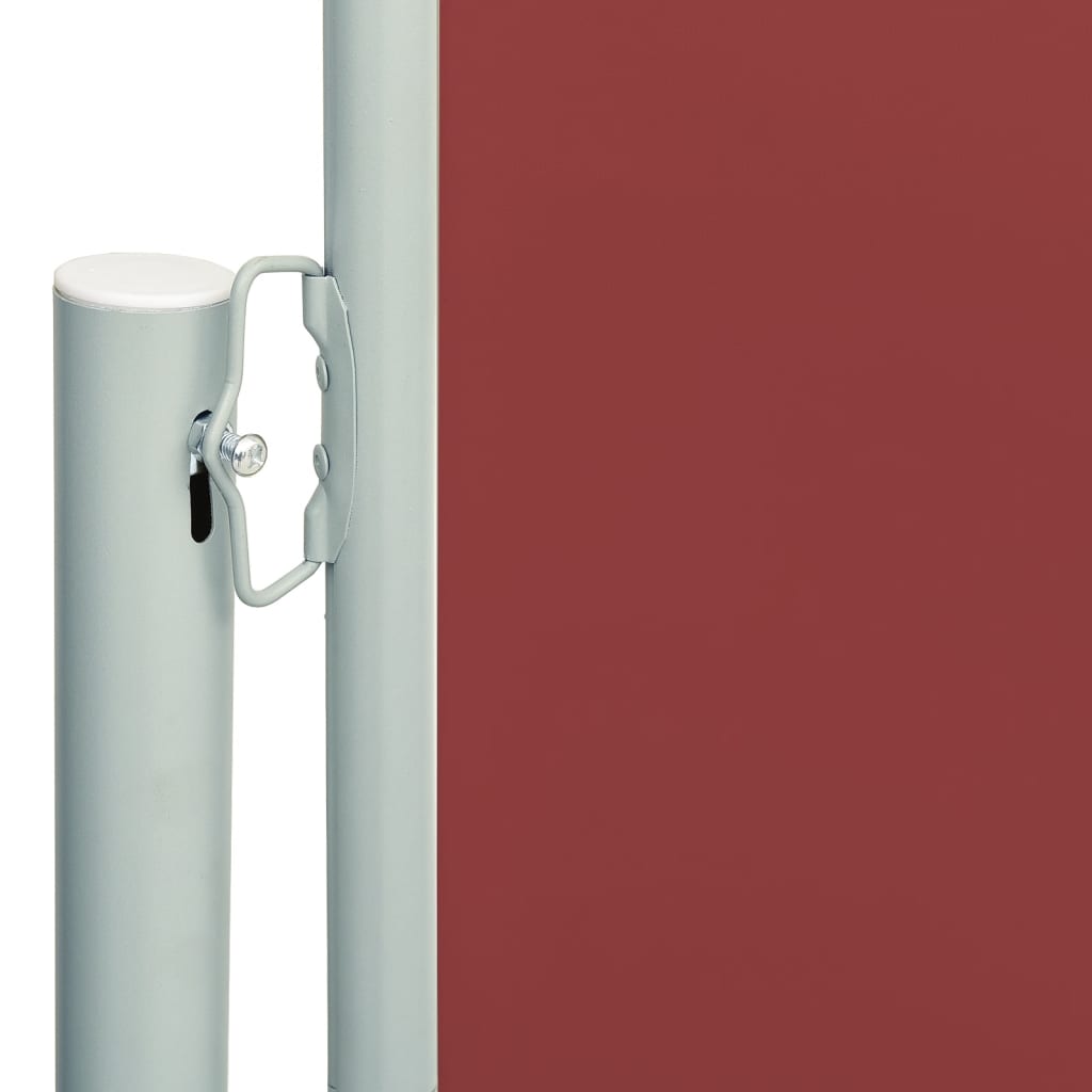 vidaXL Auvent latéral rétractable de patio 180x600 cm Rouge