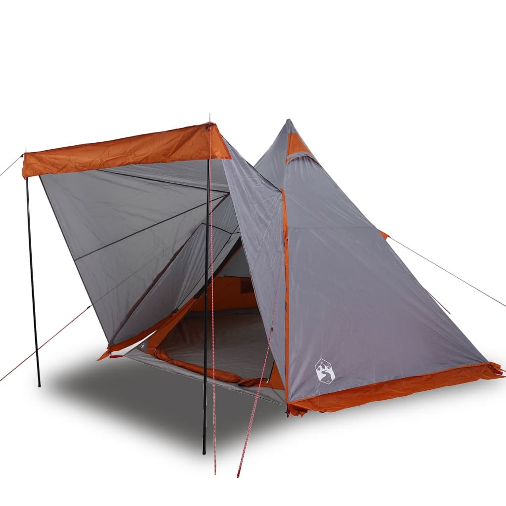 vidaXL Tente familiale tipi 6 personnes gris imperméable