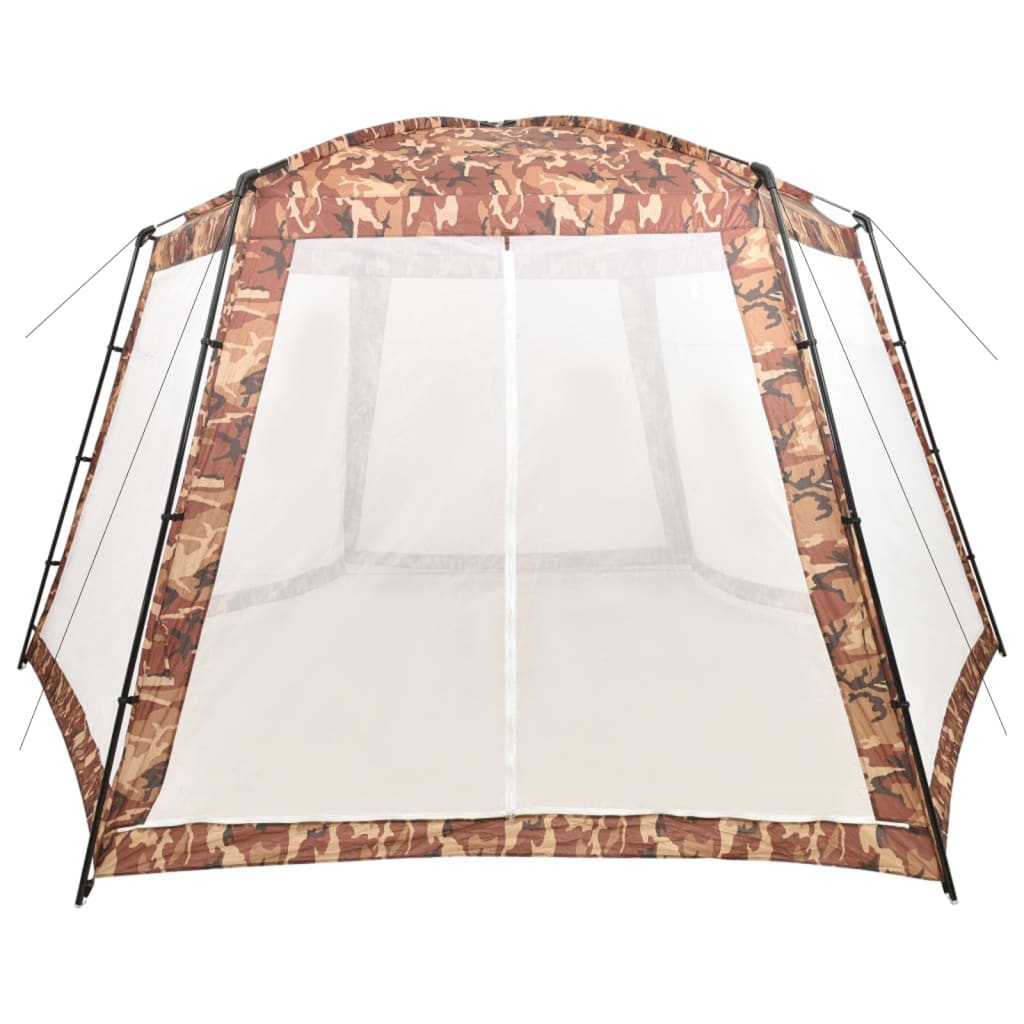 vidaXL Tente de piscine Tissu 590x520x250 cm Camouflage