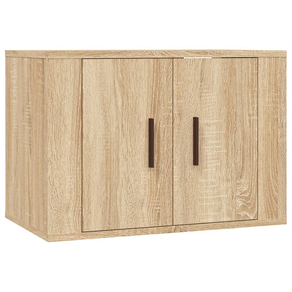 vidaXL Ensemble de meubles TV 3 pcs Chêne sonoma Bois d'ingénierie