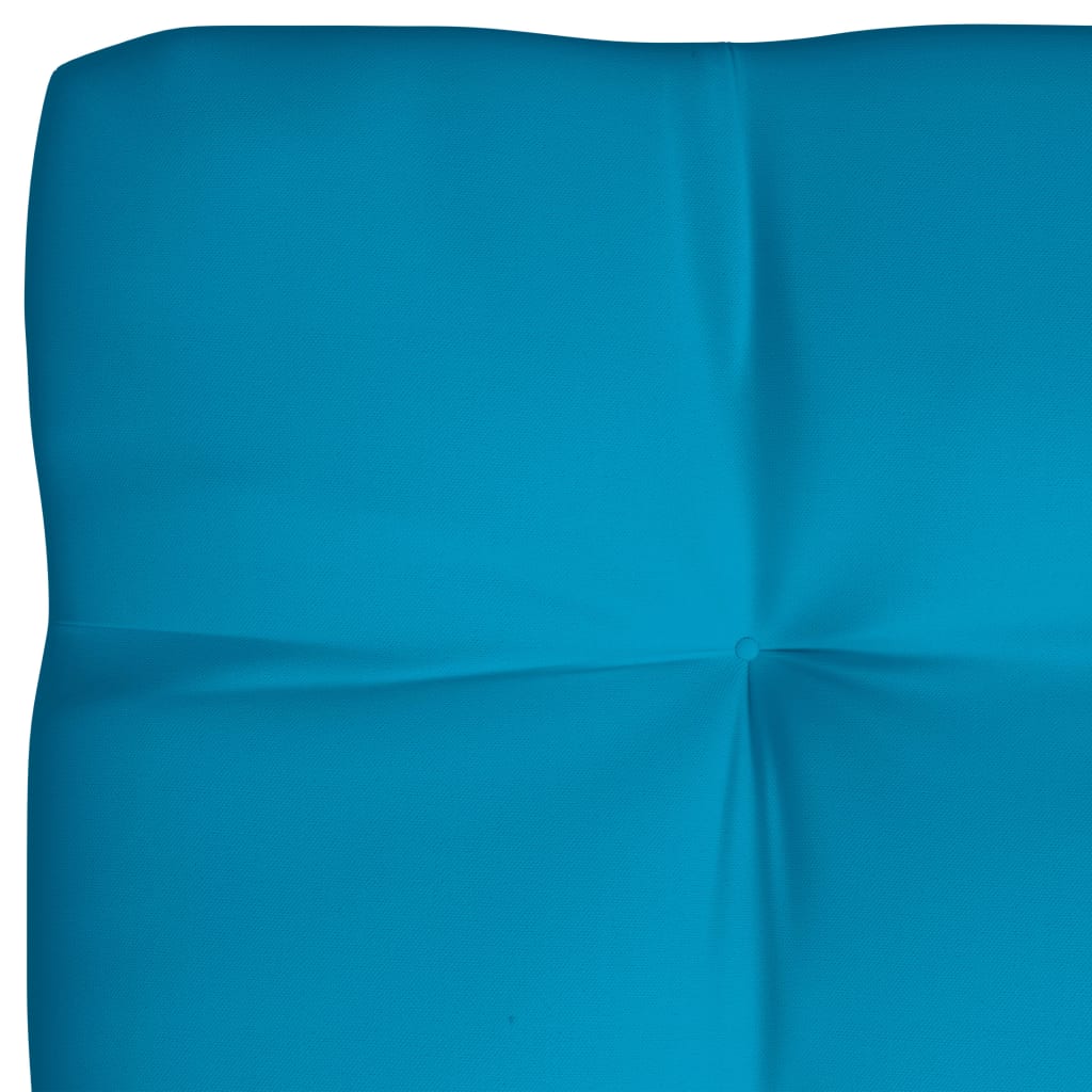 vidaXL Coussins de canapé palette 7 pcs Bleu