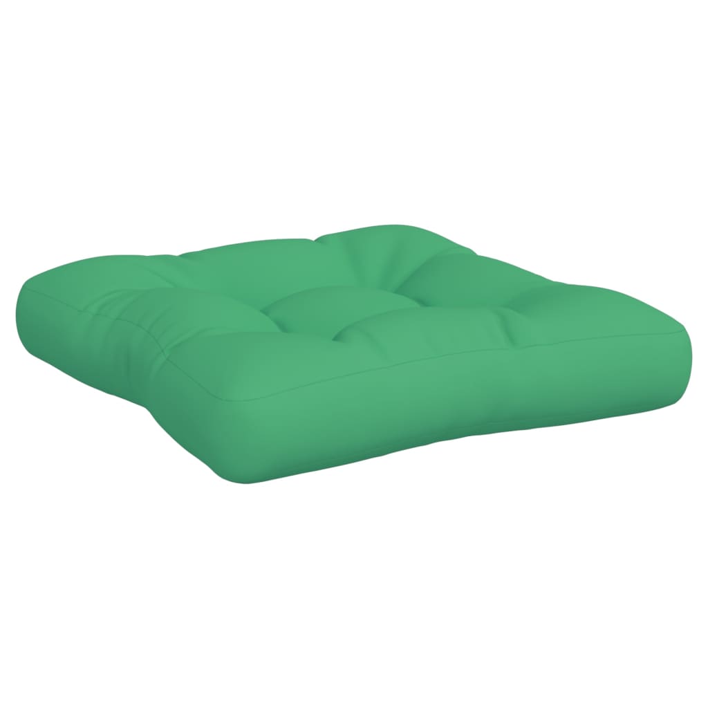 vidaXL Coussins de palette lot de 3 vert tissu