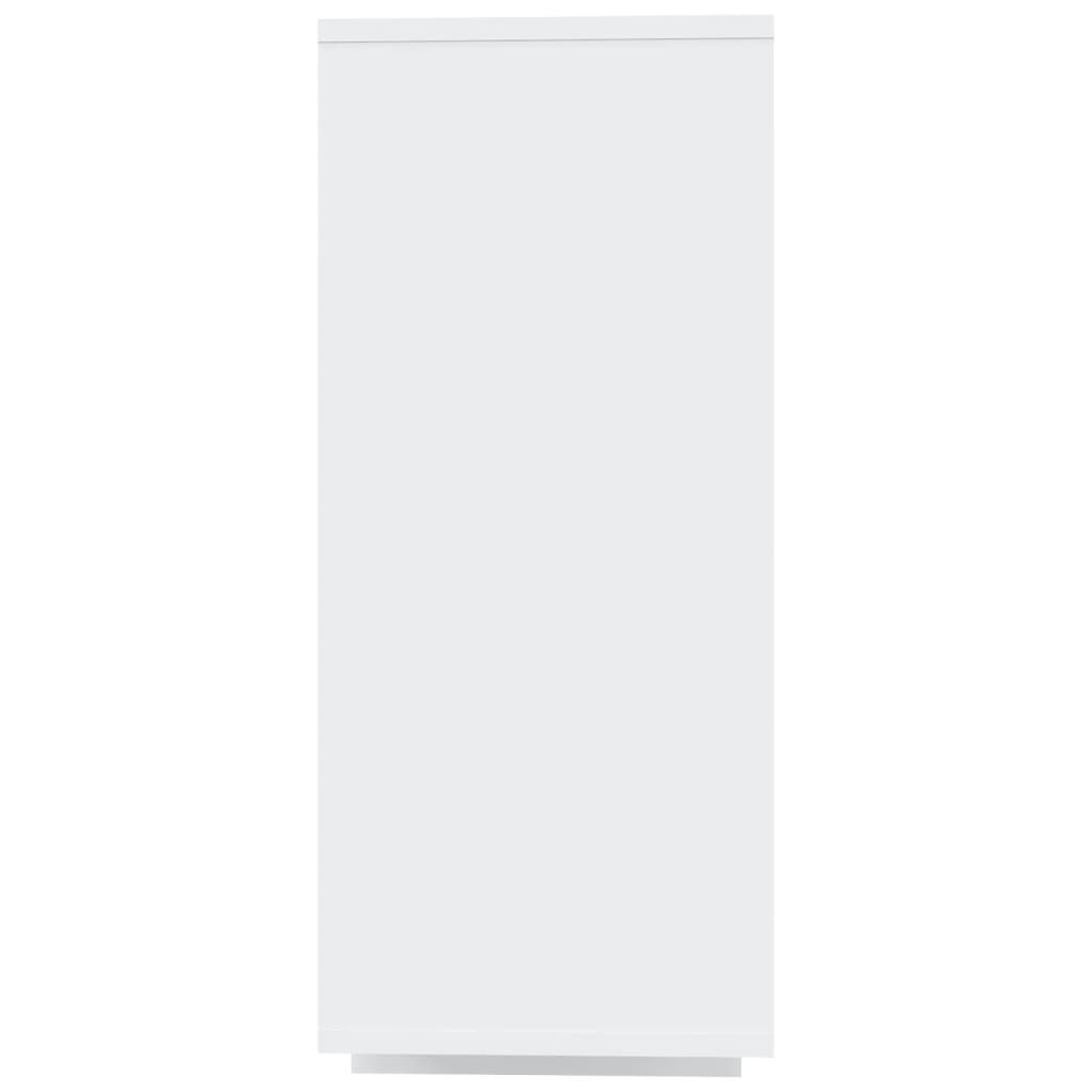 vidaXL Buffet blanc 120x30x75 cm bois d'ingénierie
