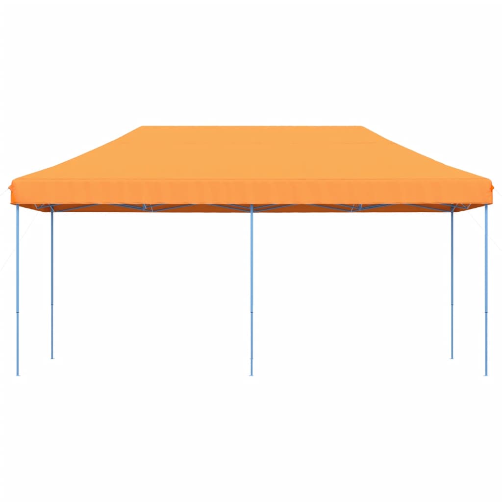 vidaXL Tente de réception pliable escamotable orange 580x292x315 cm