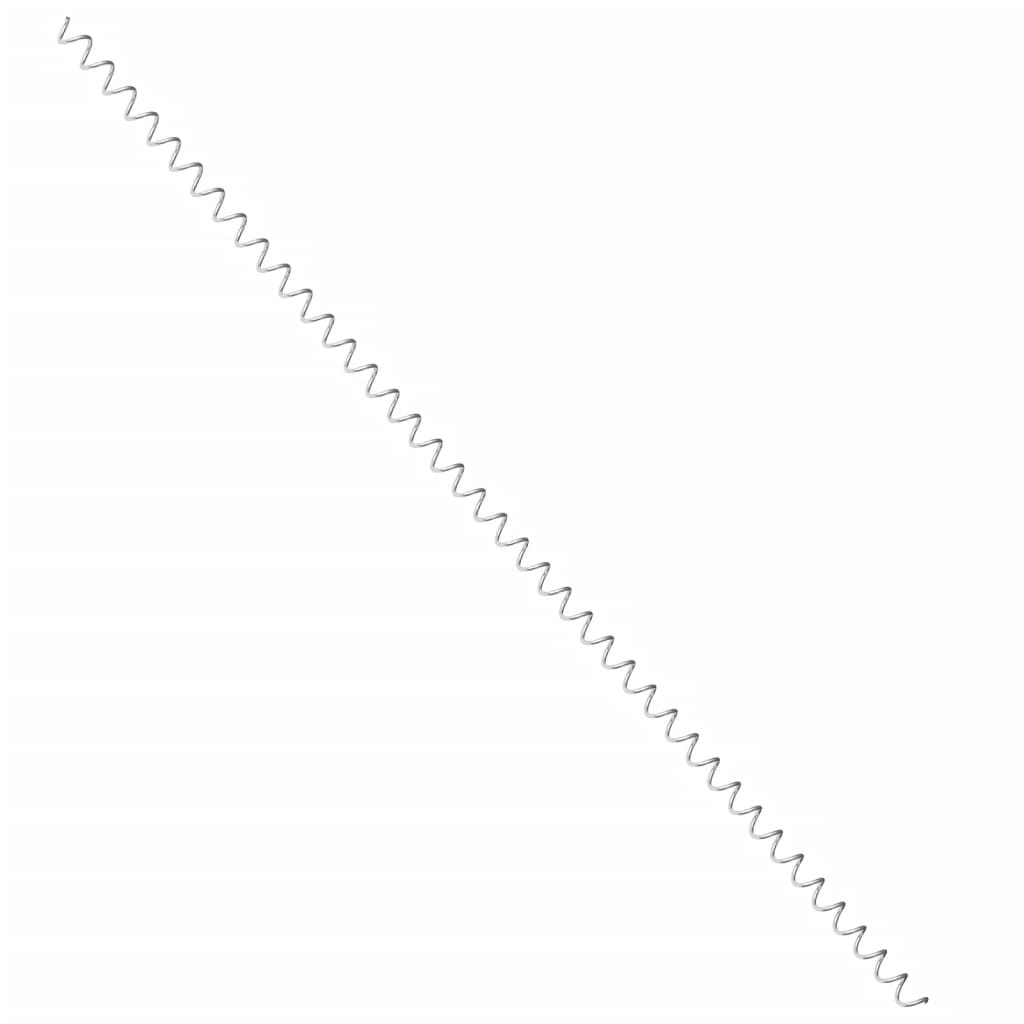 vidaXL Spirales de gabion 24 pcs Acier galvanisé 100 cm