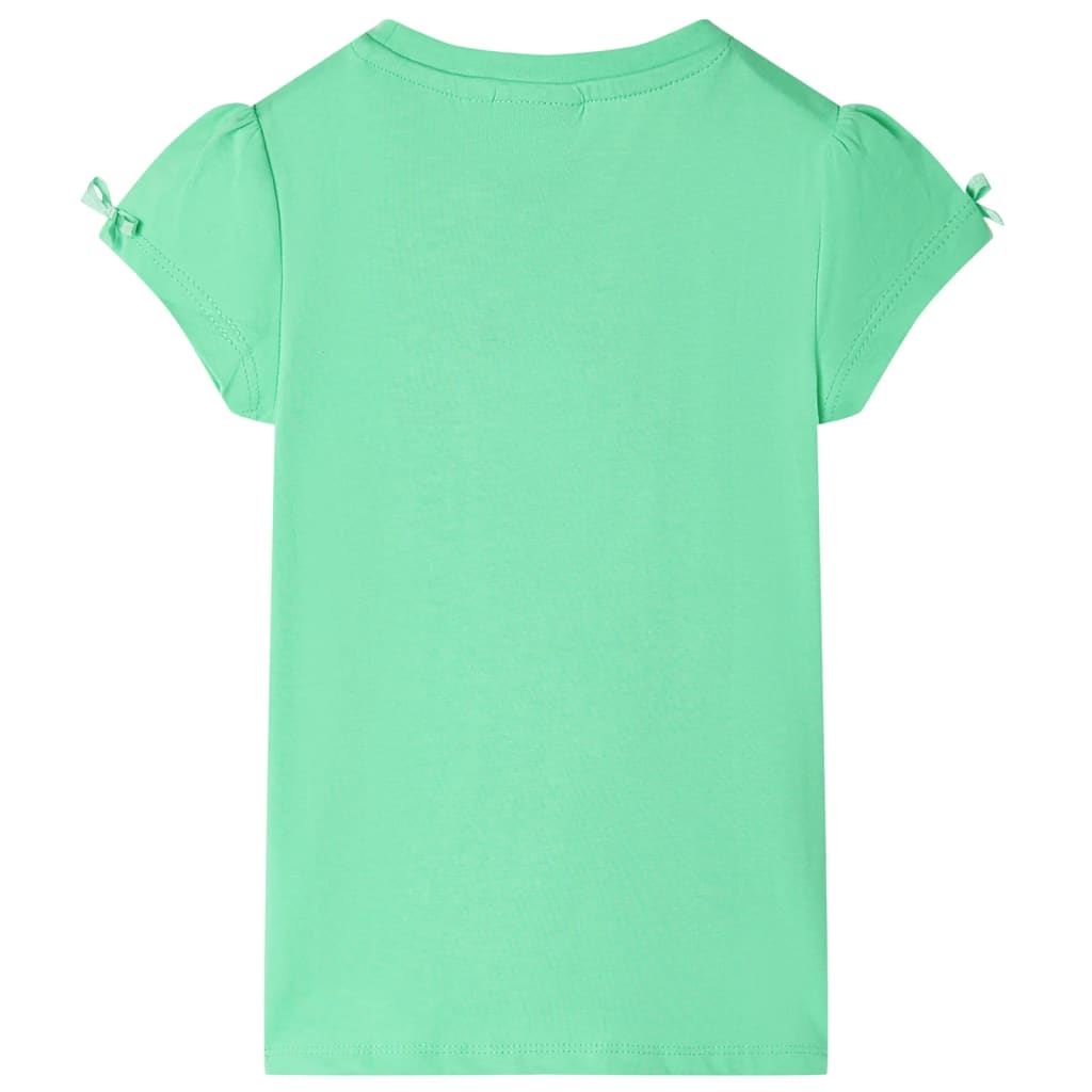 T-shirt pour enfants vert clair 92