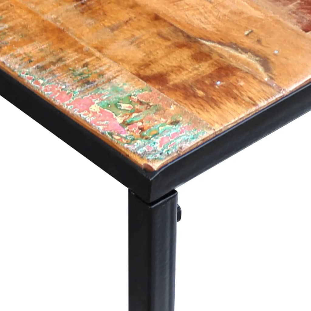 vidaXL Table console Bois de récupération massif 110x35x76 cm
