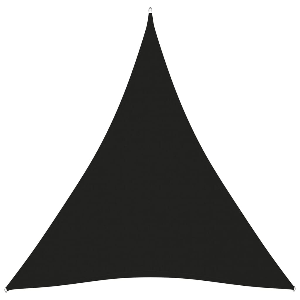 vidaXL Voile de parasol Tissu Oxford triangulaire 5x7x7 m noir