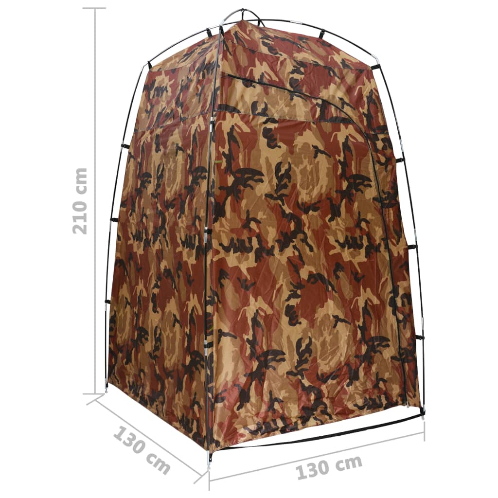 vidaXL Tente de vestiaire/WC/ Douche Camouflage