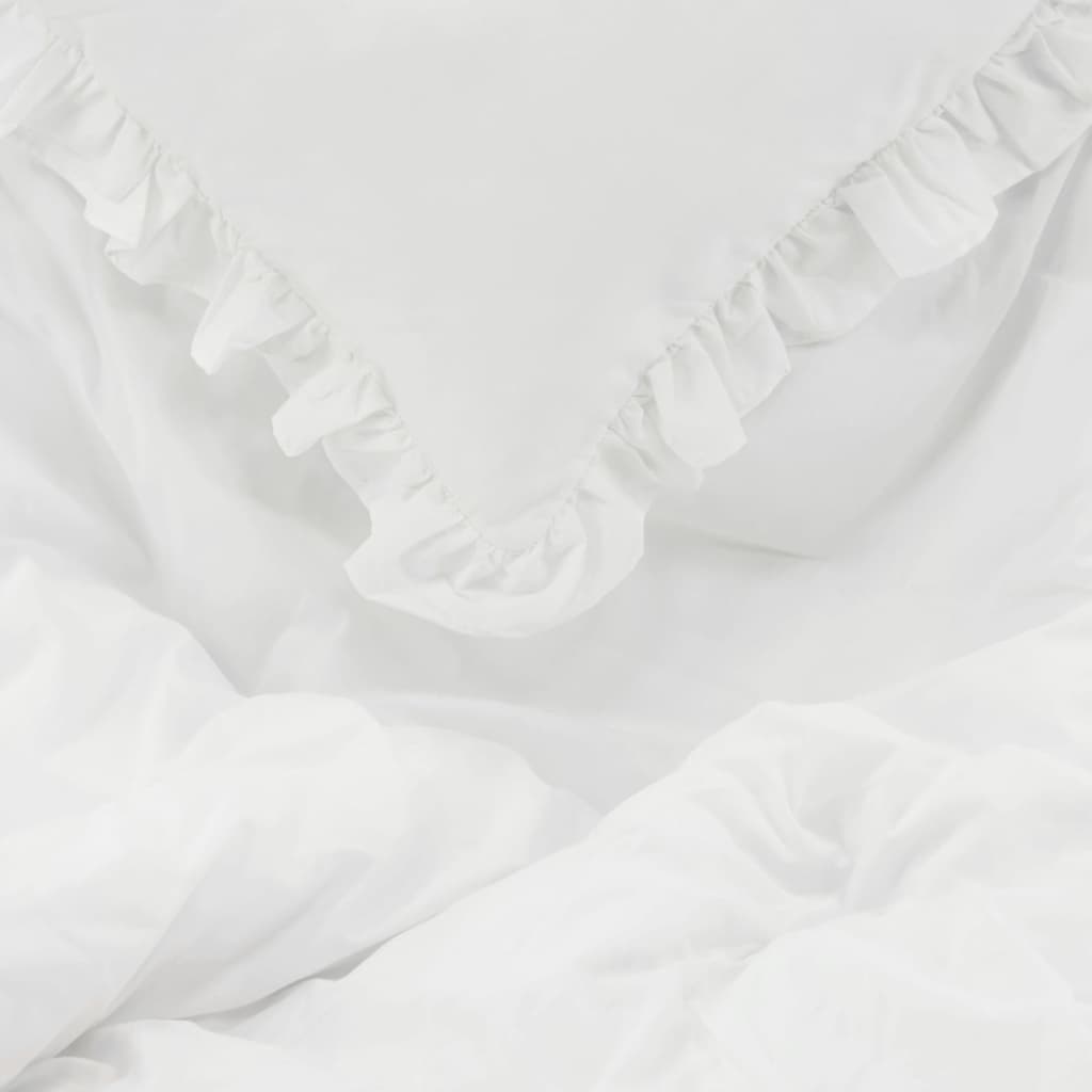 Venture Home Ensemble de lit Levi 220x240 cm Coton Blanc
