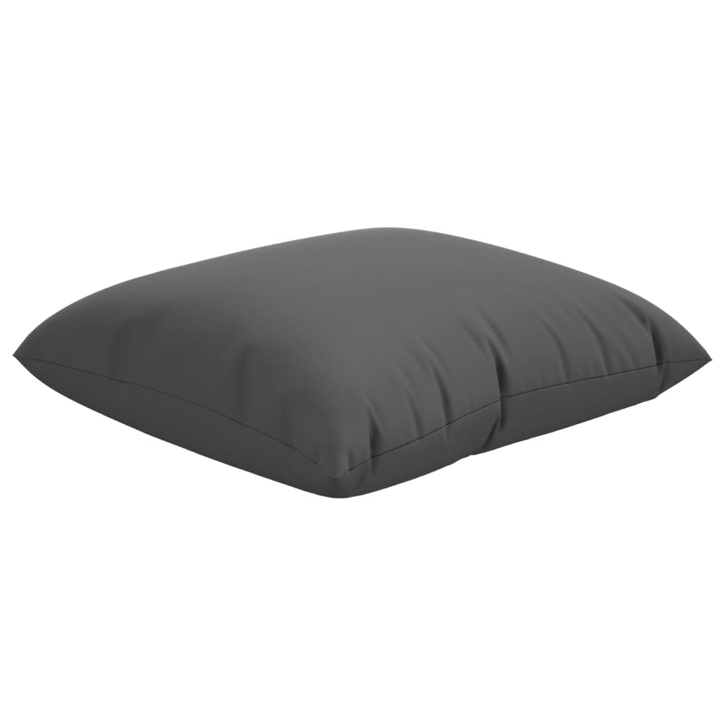 vidaXL Coussins décoratifs lot de 4 anthracite 40x40 cm tissu