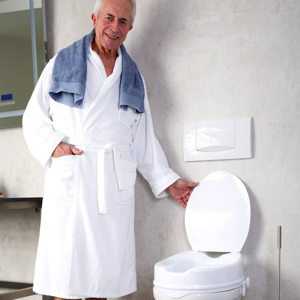 RIDDER Siège de toilette avec couvercle blanc 150 kg A0071001