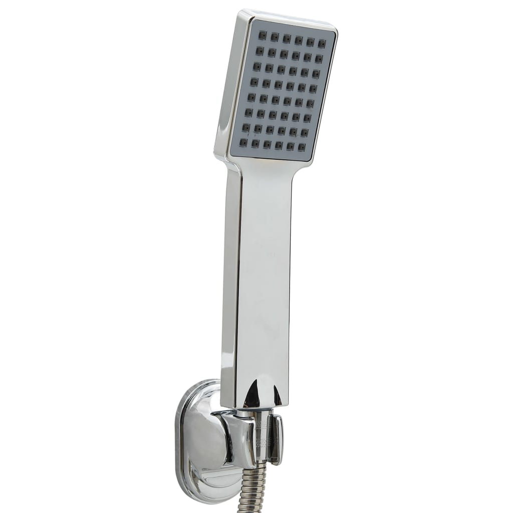 vidaXL Pomme de douche à main avec tuyau de 1,5 m Chrome