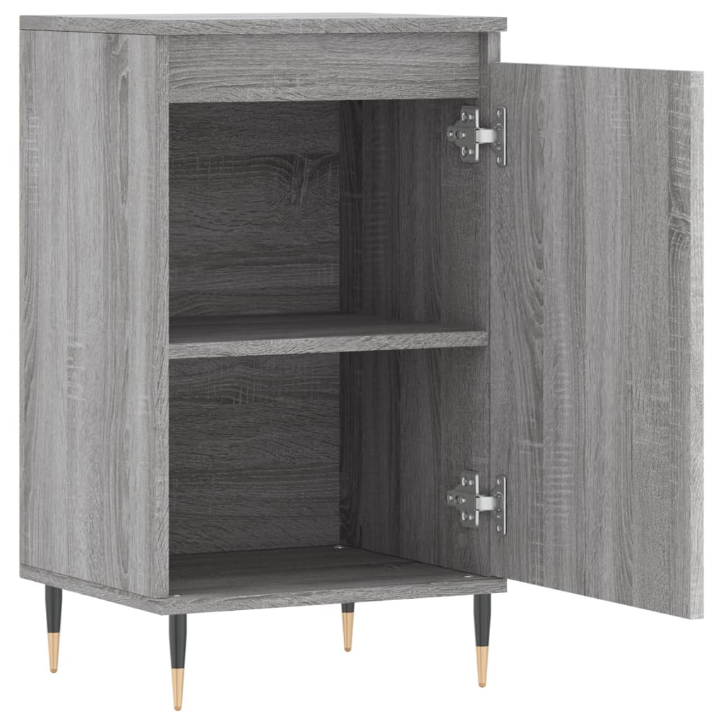 vidaXL Buffets 2 pcs sonoma gris 40x35x70 cm bois d'ingénierie