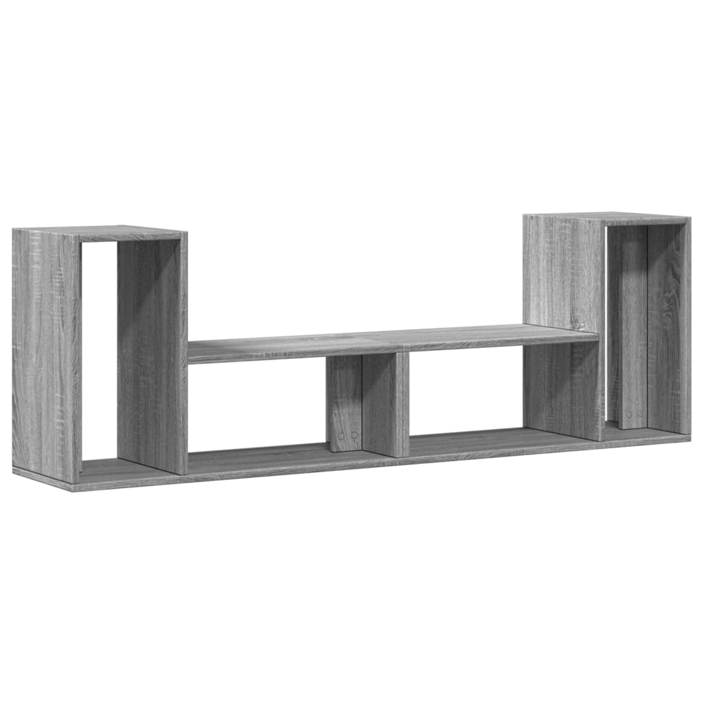 vidaXL Meubles TV 2 pcs sonoma gris 75x30x50 cm bois d'ingénierie