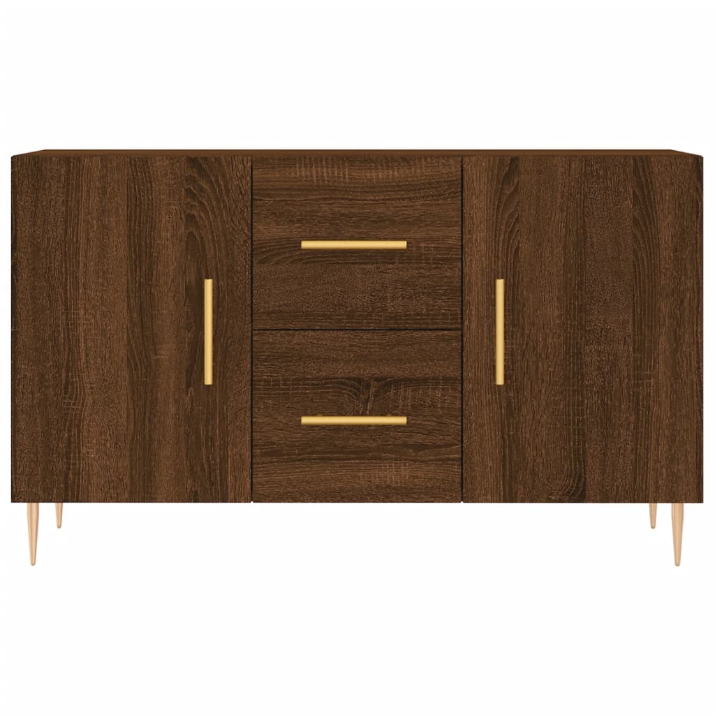 vidaXL Buffet chêne marron 100x36x60 cm bois d'ingénierie