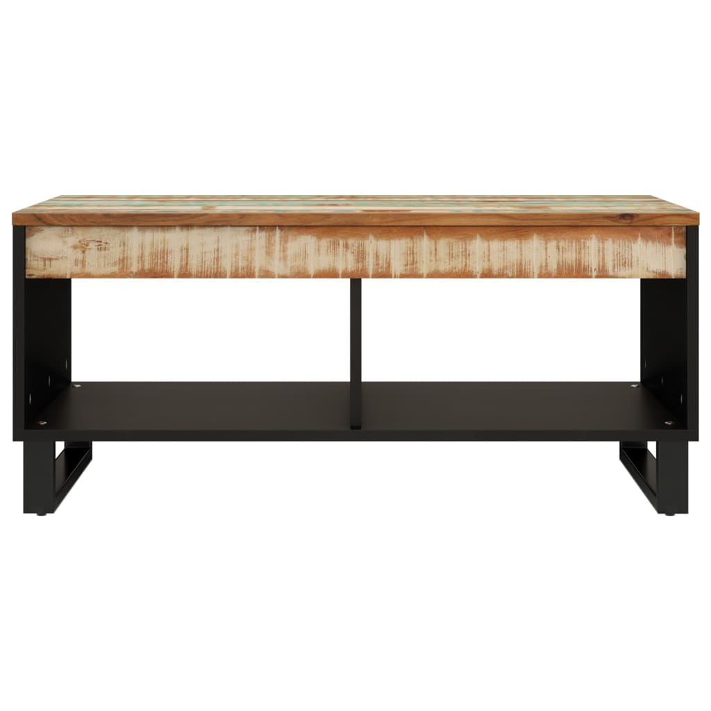vidaXL Table basse 90x50x40 cm bois de récupération massif