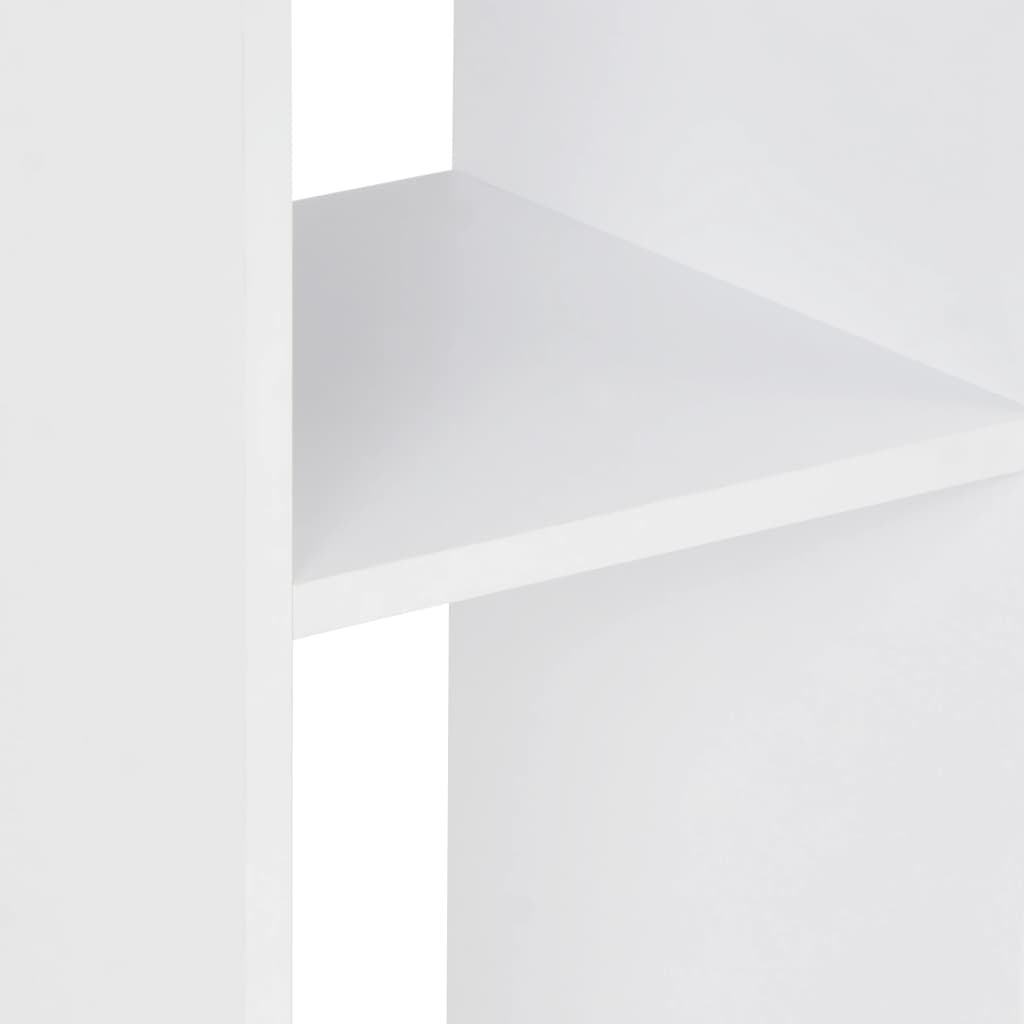 vidaXL Table de bar Blanc 60x60x110 cm