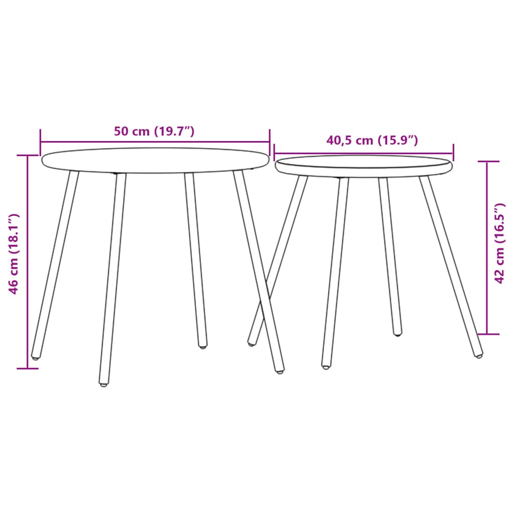 vidaXL Ensemble de canapés de jardin et coussins noir acier textilène