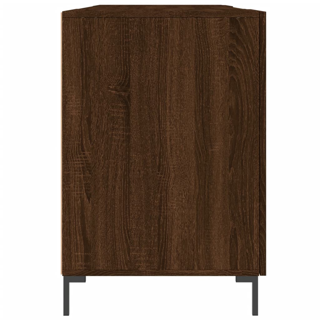 vidaXL Bureau chêne marron 140x50x75 cm bois d'ingénierie