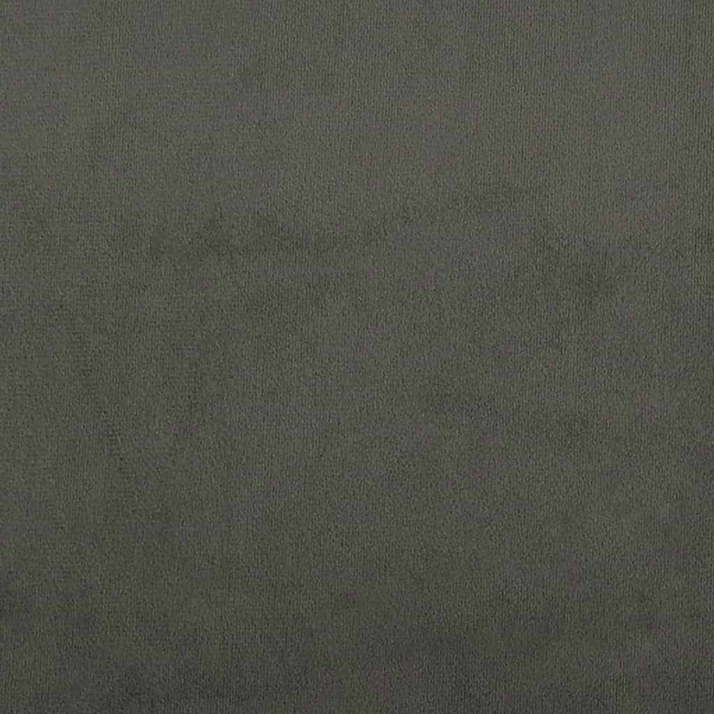 vidaXL Matelas de lit à ressorts ensachés gris foncé 120x190x20 cm