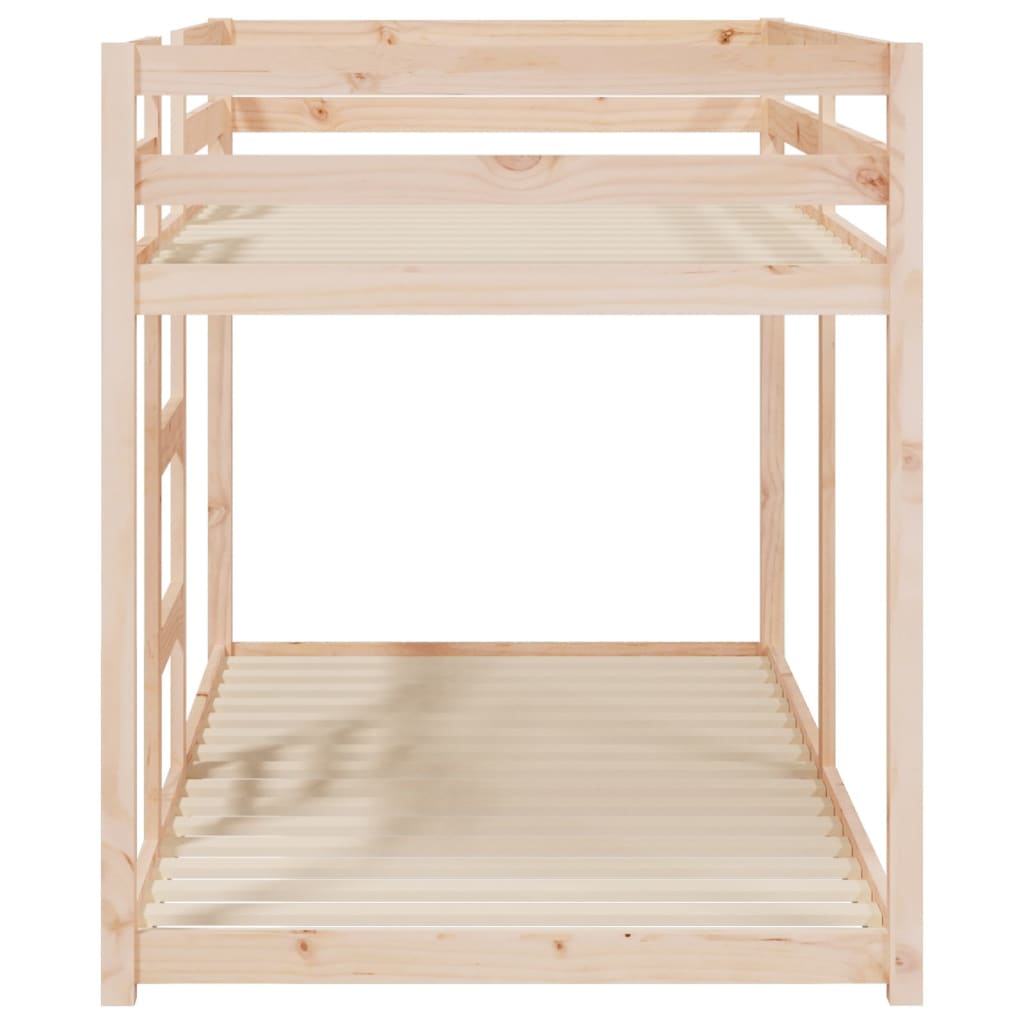 vidaXL Lit superposé 90x190 cm Bois de pin massif