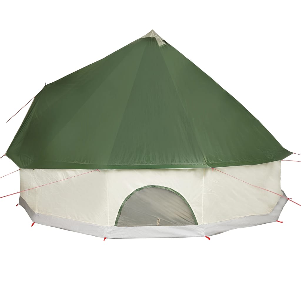 vidaXL Tente familiale tipi 6 personnes vert imperméable