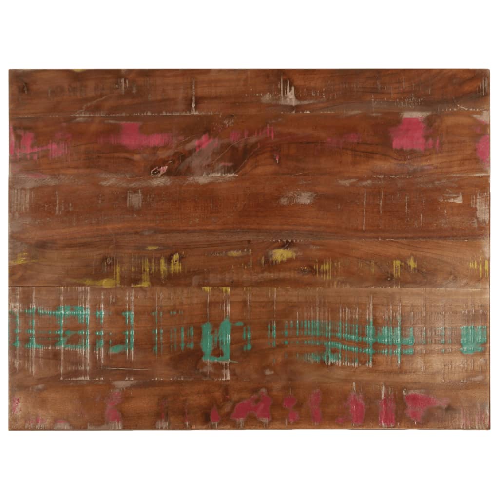 vidaXL Dessus de table 70x60x3,8 cm rectangulaire bois massif récupéré