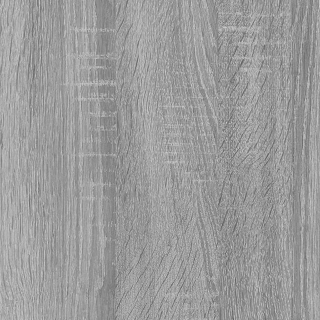 vidaXL Buffet Sonoma gris 70x31x115 cm Bois d'ingénierie