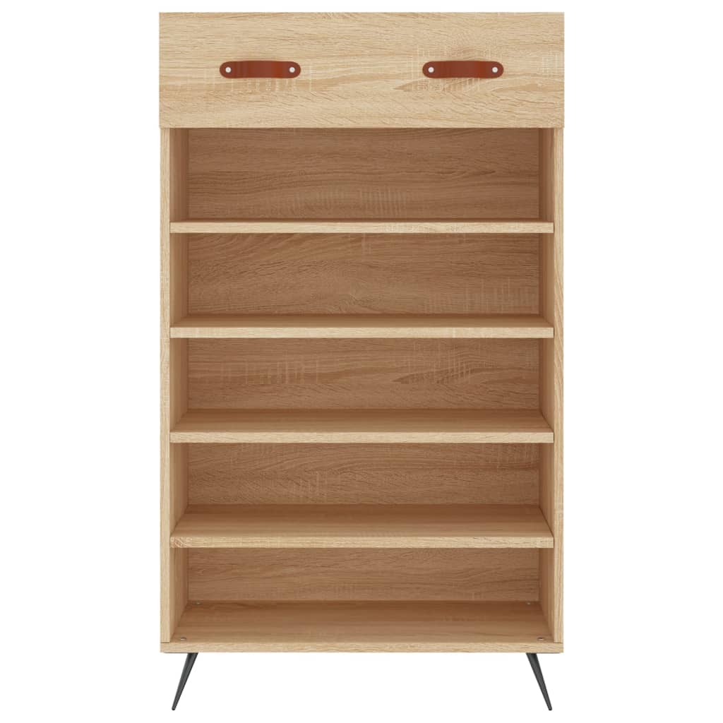 vidaXL Armoire à chaussures chêne sonoma 60x35x105cm bois d'ingénierie