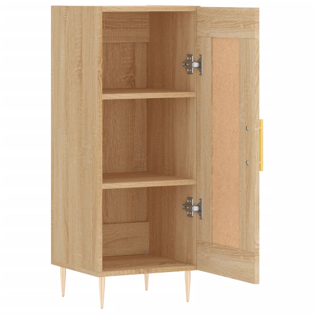 vidaXL Buffet Chêne sonoma 34,5x34x90 cm Bois d'ingénierie