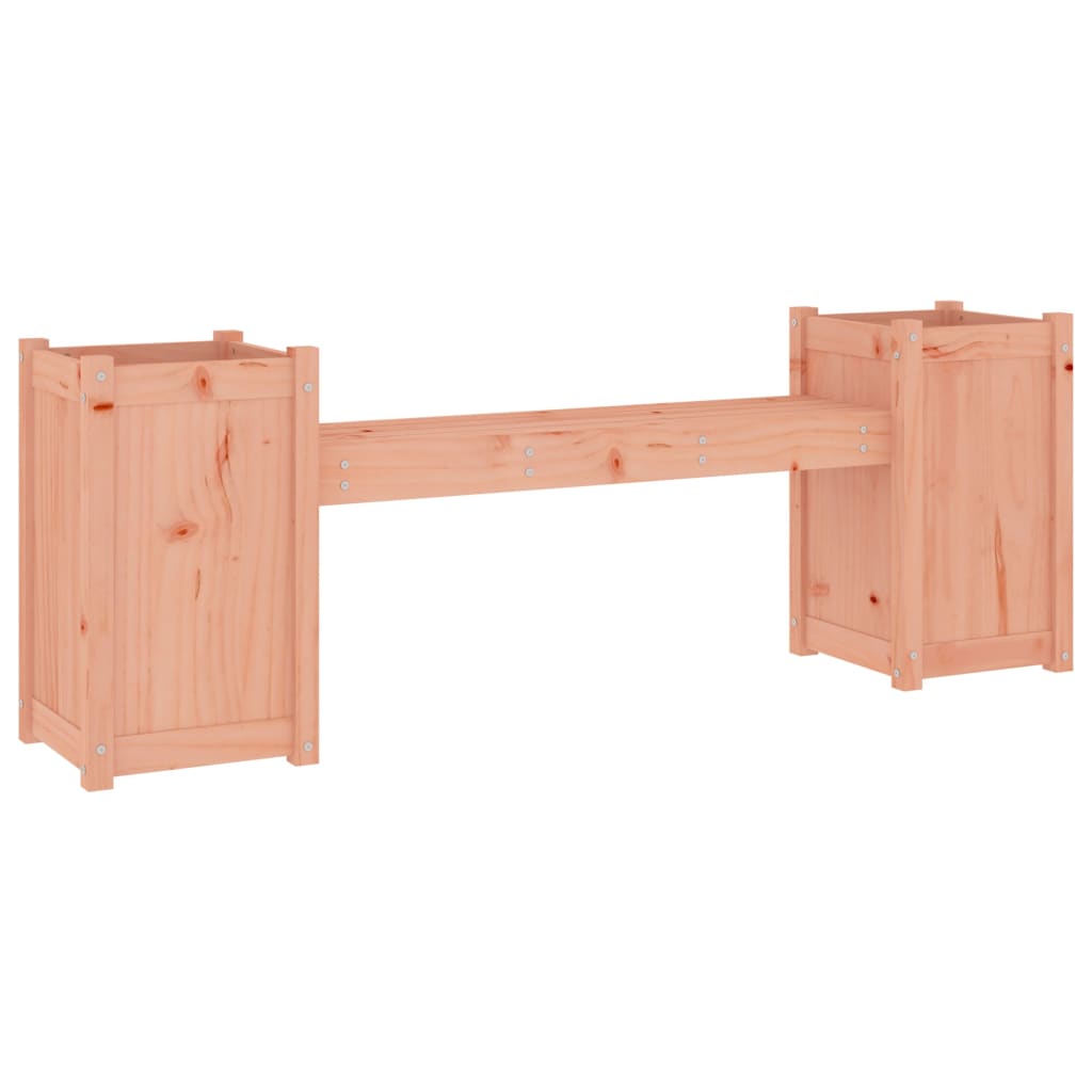 vidaXL Banc avec jardinières 180x36x63 cm bois massif de douglas