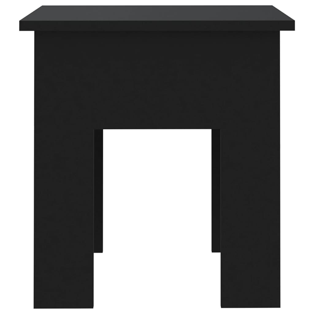 vidaXL Table basse Noir 40x40x42 cm Aggloméré