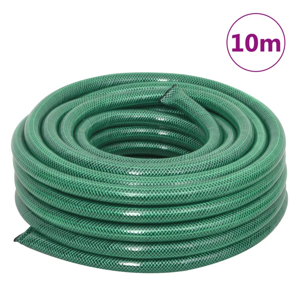 vidaXL Tuyau d'arrosage vert 0,9" 10 m PVC