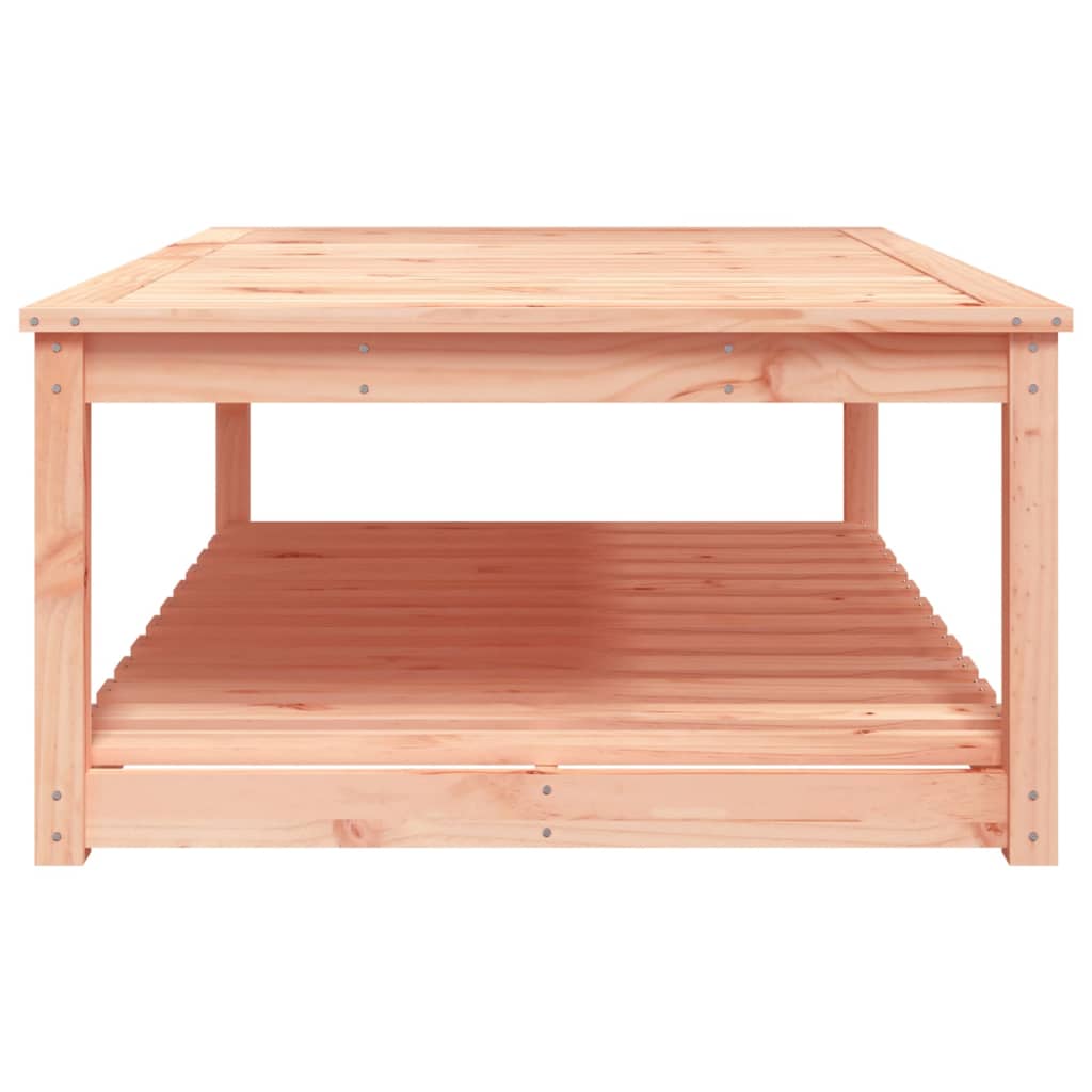 vidaXL Table de jardin 121x82,5x45 cm bois massif de douglas