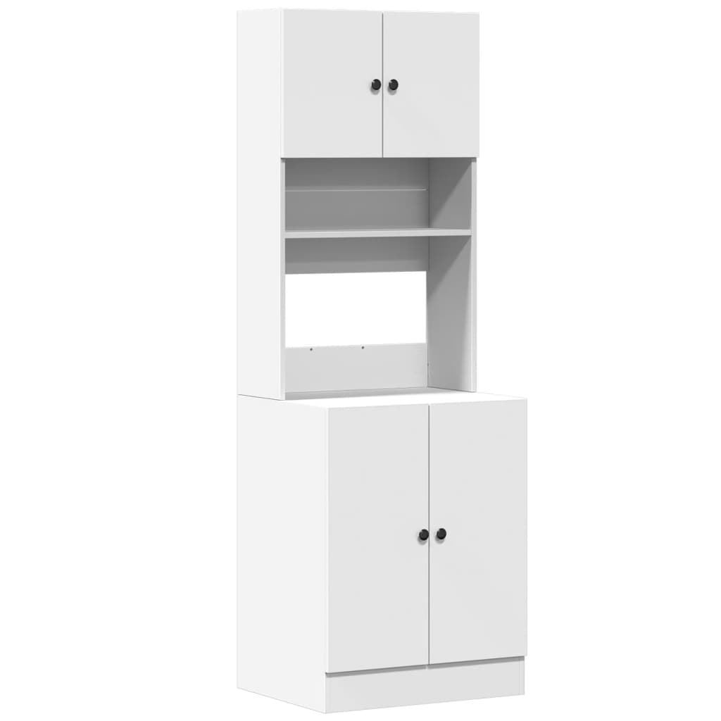 vidaXL Armoire de cuisine blanc 60x50x180 cm bois d'ingénierie