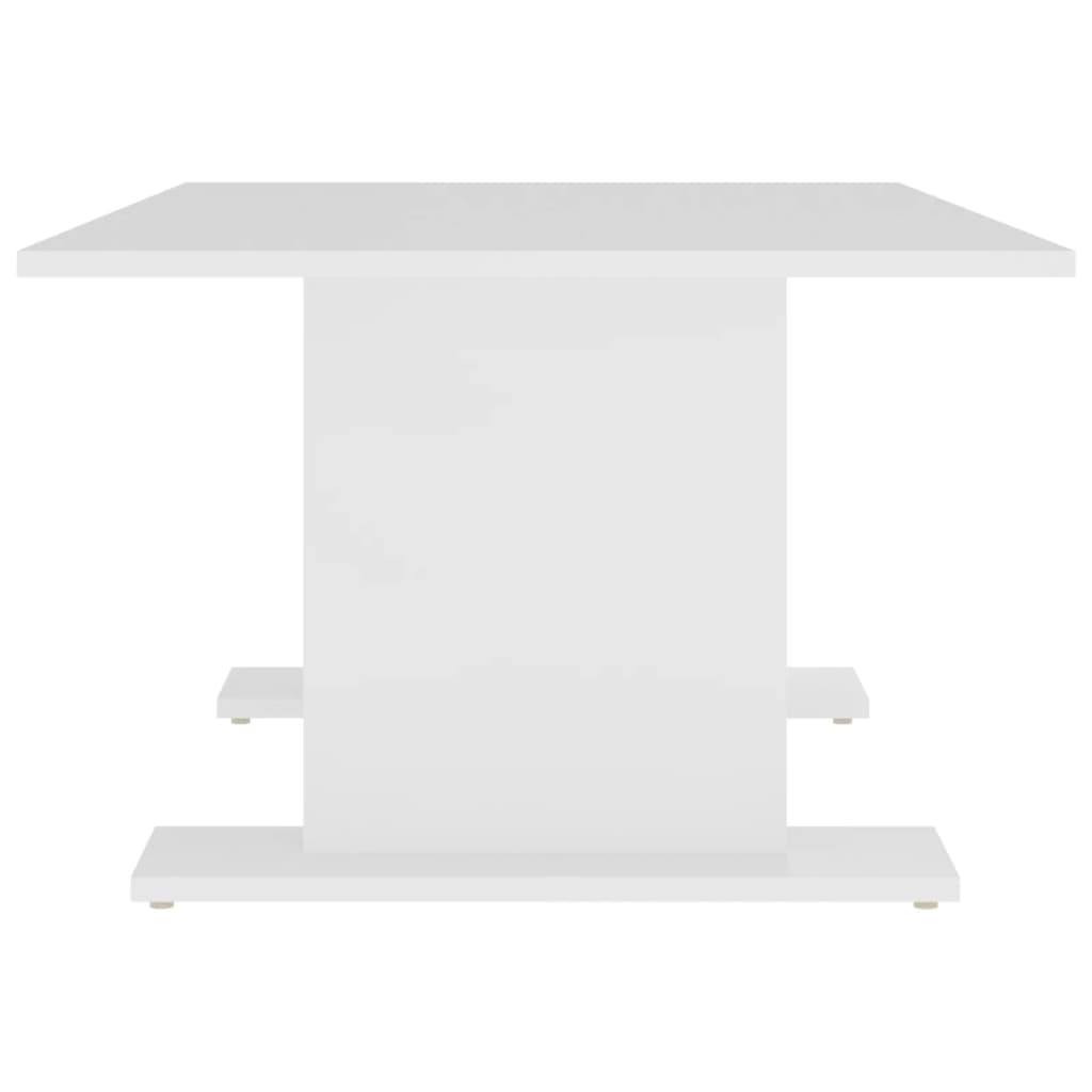 vidaXL Table basse blanc 103,5x60x40 cm bois d'ingénierie