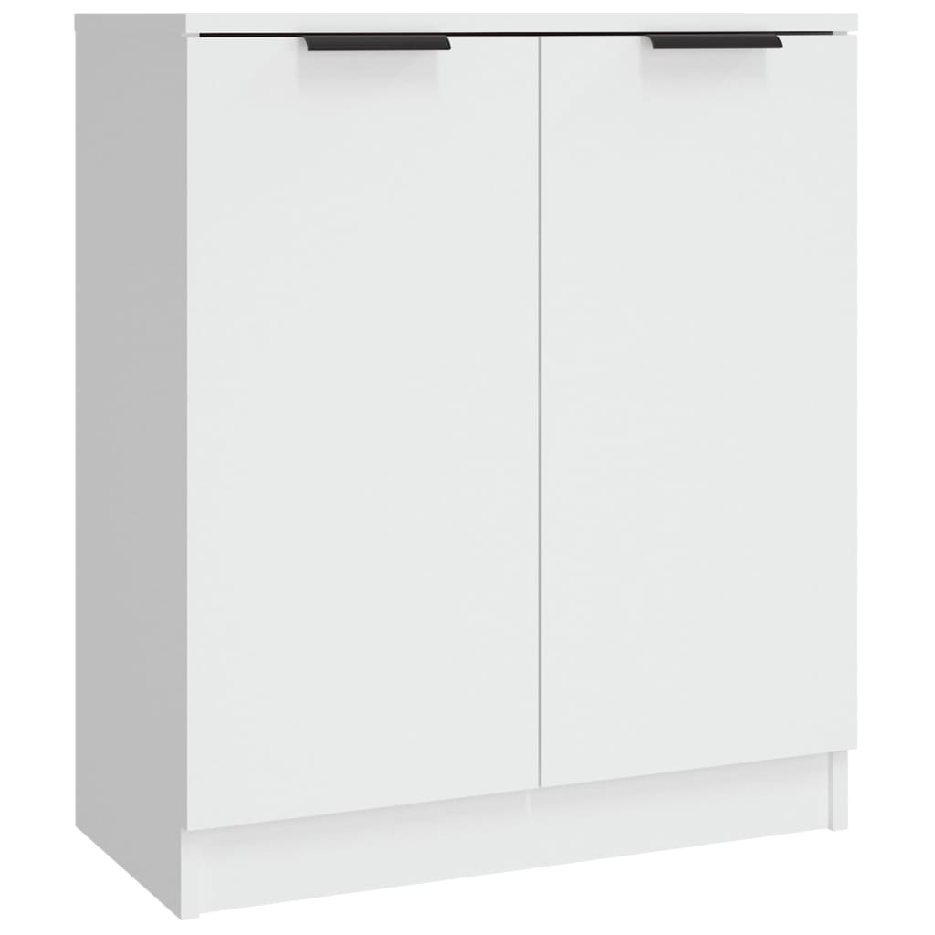 vidaXL Buffets 3 pcs Blanc Bois d'ingénierie