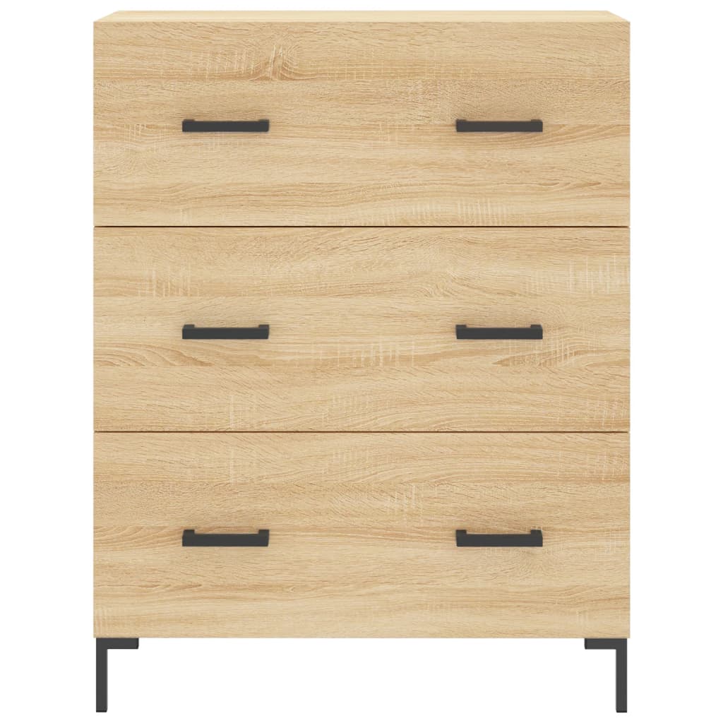 vidaXL Buffet chêne sonoma 69,5x34x90 cm bois d'ingénierie